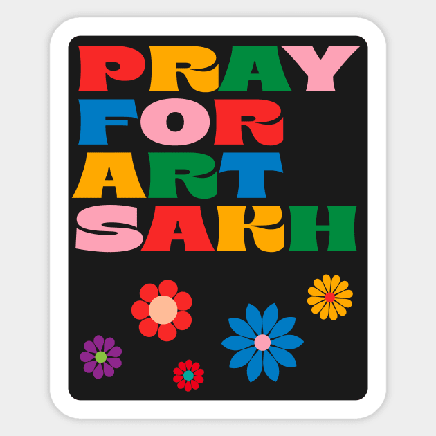 Pray For Artsakh Sticker by Parallel Drew